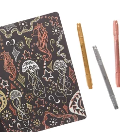 Ooly Dobbeltsidet Tuscher - 3 Stk - Modern Trio Dual Tip Metalli