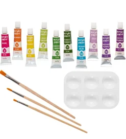 Ooly Paint By Number Sæt - Happy Sloth