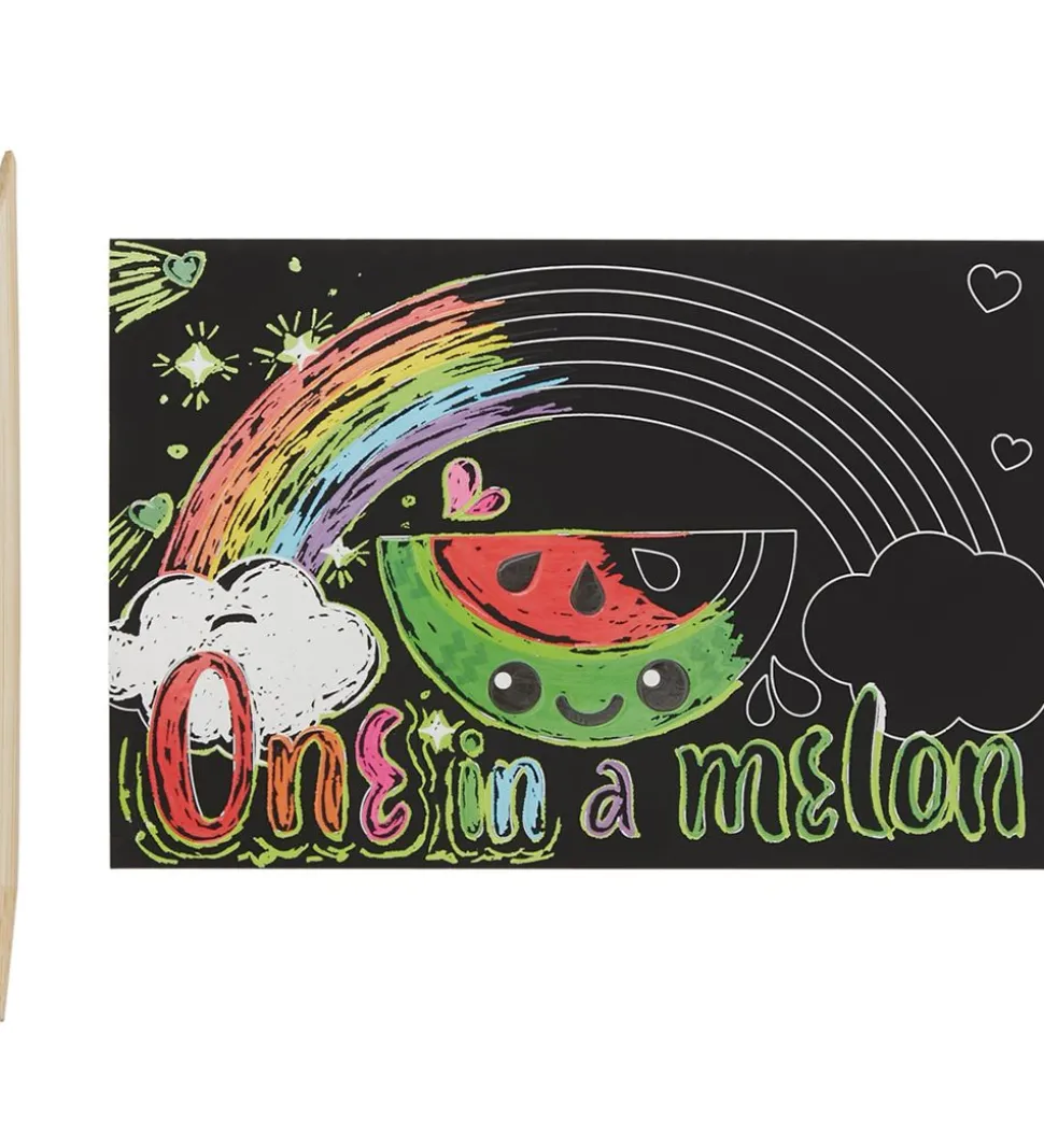 Ooly Scratch & Scribble Mini Sæt - Lil' Juicy