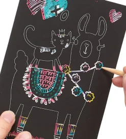 Ooly Scratch and Scribble Mini Sæt - Funtastic Friends