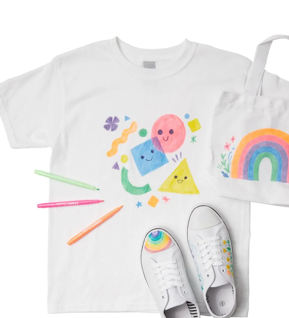 Ooly Tekstiltuscher - 12 stk - Fabric Doodlers