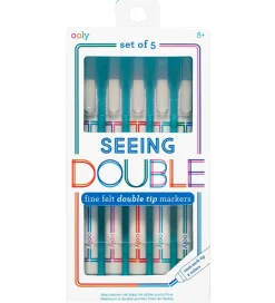 Ooly Tuscher - 5 Stk - Seeing Double Fine Double Tip Markers