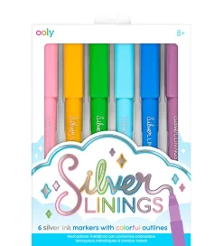 Ooly Tusher - Silver Linings - 6 Stk - Multifarvet Sølv