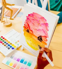 Ooly Vandfarver - 24 Stk - Chroma Blends Travel Watercolor Palet