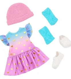 Our Generation Dukketøj - Kjole m. Hjerter