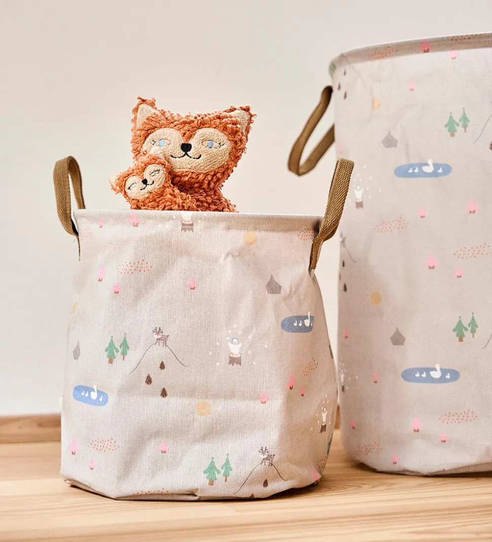 OYOY Bamse - Frida & Baby Felix Fox - Caramel