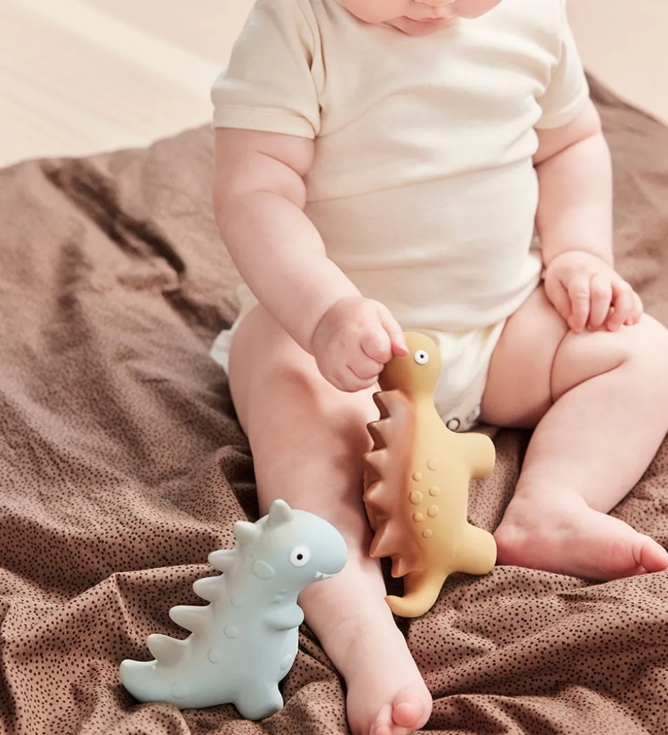 OYOY Bidelegetøj - Theo Dino - Pale Mint