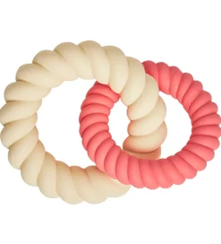 OYOY Bideringe - Silikone - Mellow - Cherry Red/Vanilla