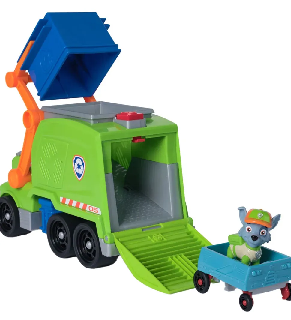 Paw Patrol Lastbil - Rocky Chrush N' Roll Recycling Truck