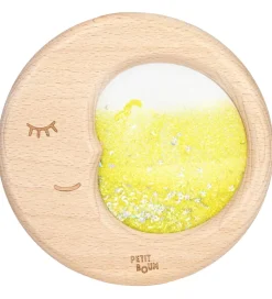 Petit Boum Sanselegetøj - Træ - Flow Moon - Gul