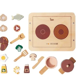 Petit Monkey Legekøkken - 17 Dele - Træ