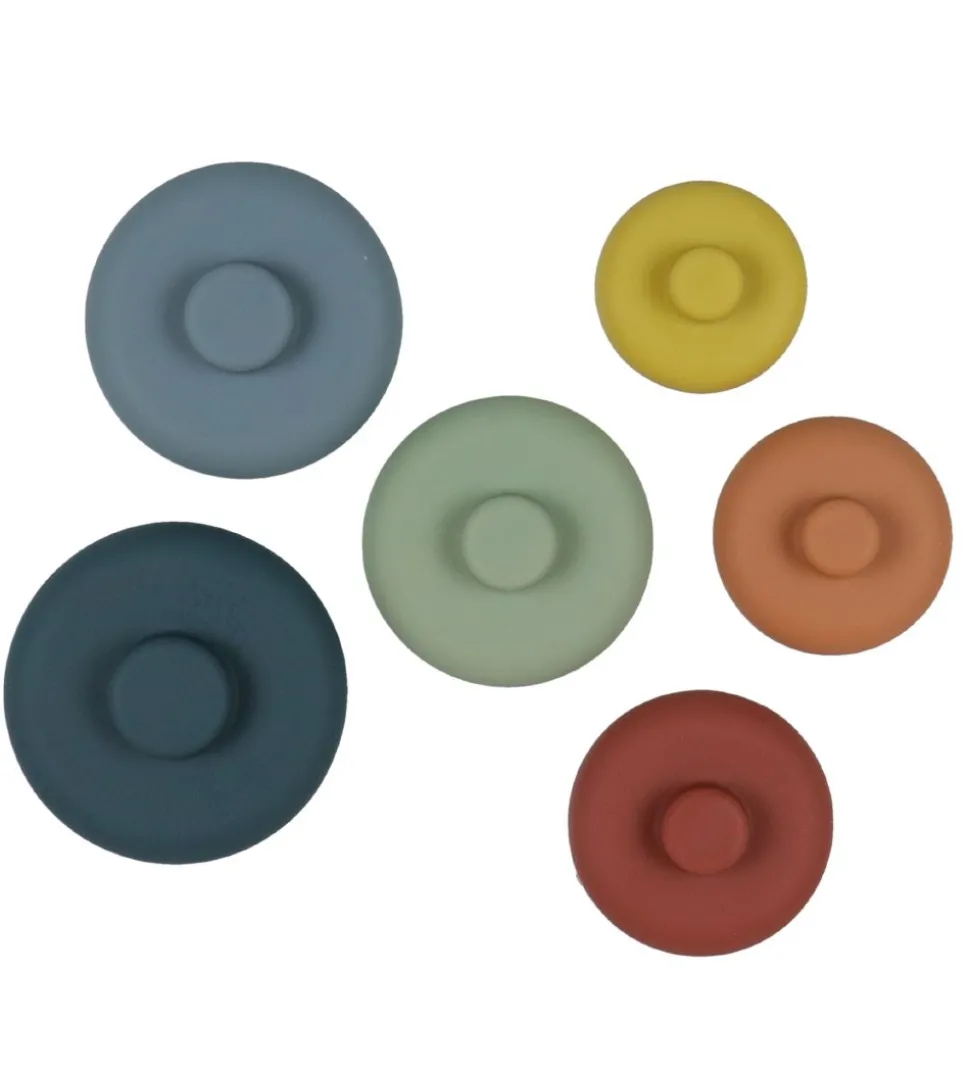 Petit Monkey Stabletårn - Silikone - Multifarvet