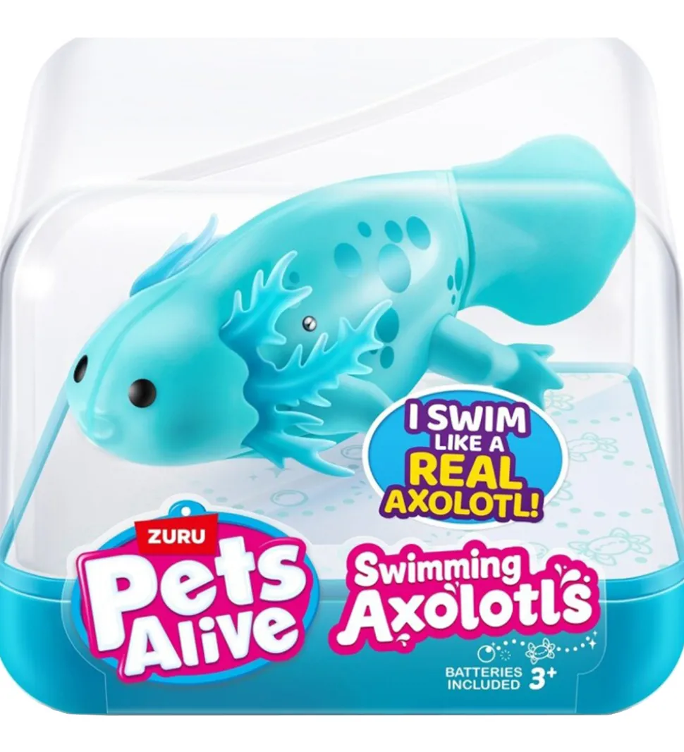 Pets Alive Badelegetøj - Swimming Axolotl - Blå