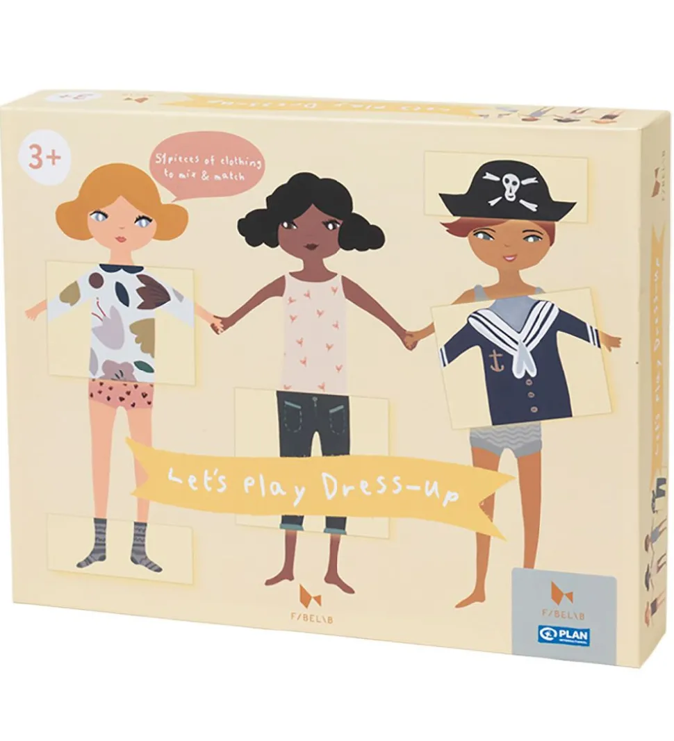 PLAN International x Fabelab Spil - 51 Dele - Let's Play Dress-u