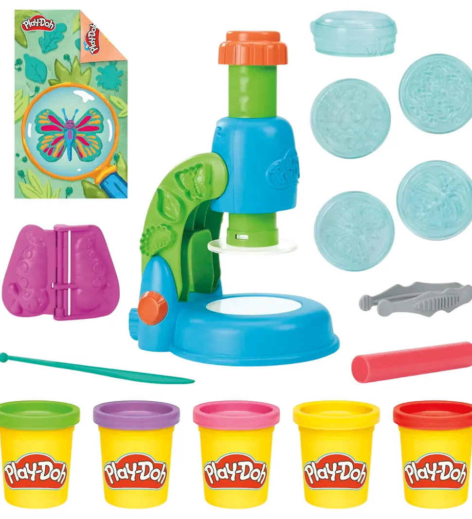 Play-Doh Modellervoks - Light & Look Microscope