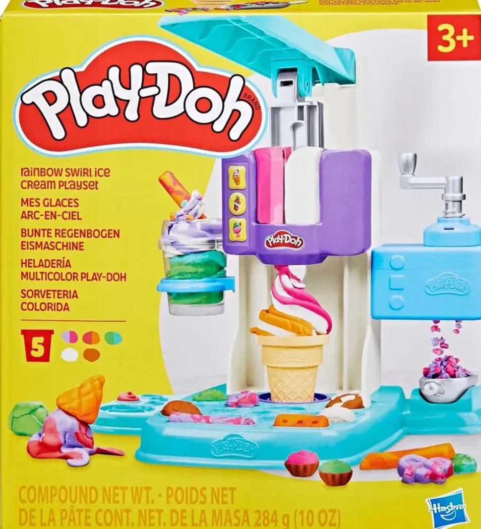 Play-Doh Modellervoks - Rainbow Swirl Ice Cream