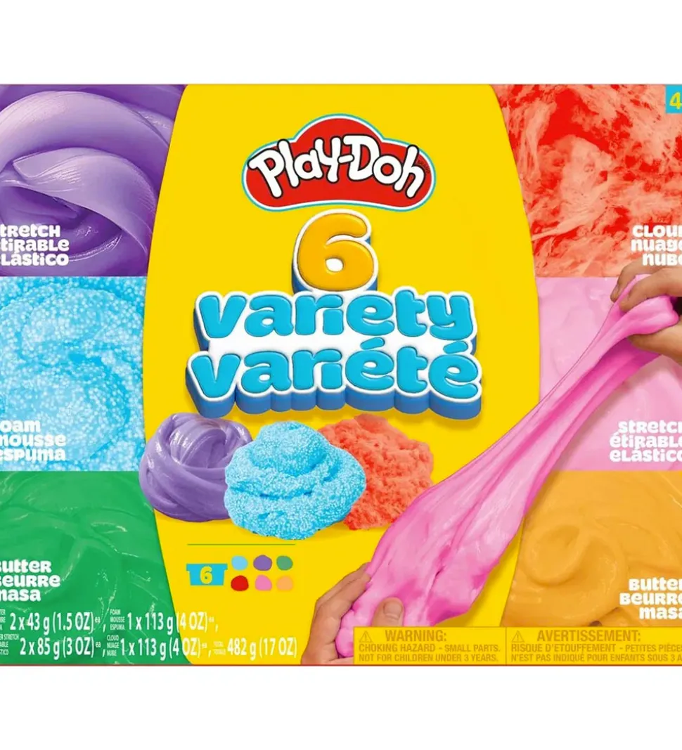 Play-Doh Slim - Multi Variety Box 6 Pack