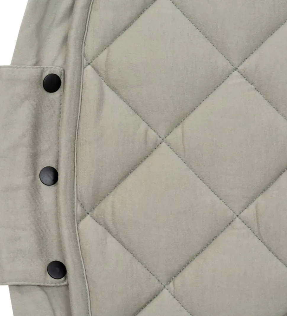 Play&Go Legetøjstæppe - Ø120 - Soft Organic - Meadow Green