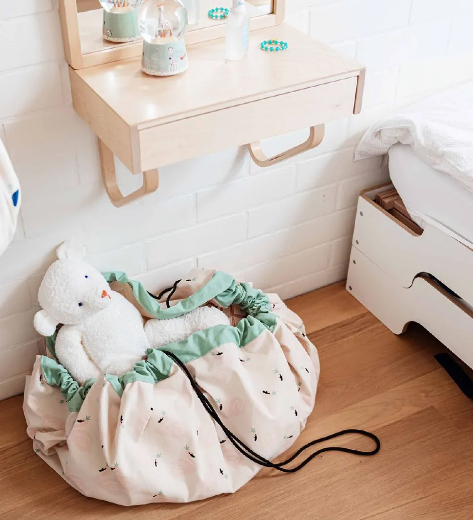 Play&Go Legetøjstæppe - Ø140 cm - Swan