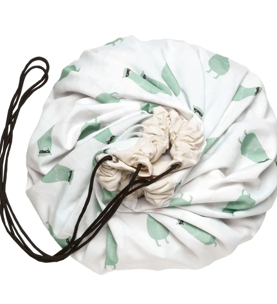 Play&Go Legetøjstæppe - Ø140 cm - Train