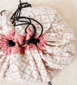 Play&Go Legetøjstæppe - Ø140 cm - Geo Coral