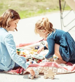 Play&Go Legetøjstæppe - Ø140 cm - Geo Coral