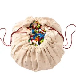 Play&Go Legetøjstæppe - Ø140 cm - Cherry Cherry