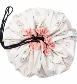 Play&Go Legetøjstæppe - Ø140 cm - Rainbow