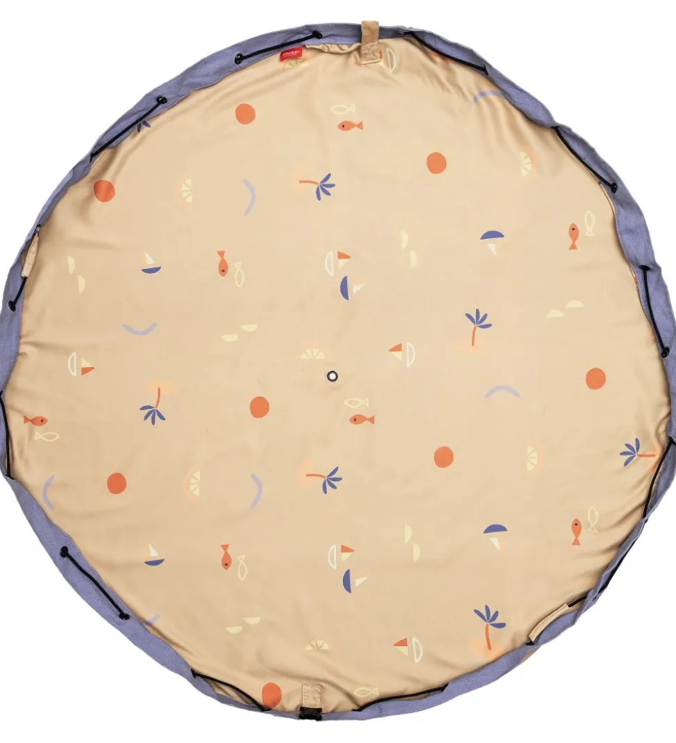 Play&Go Legetøjstæppe - Outdoor - Ø140 cm - Sea