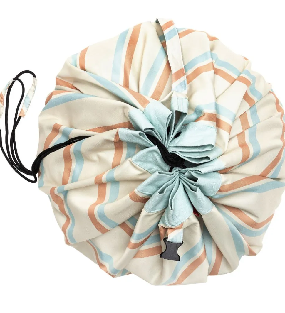 Play&Go Legetøjstæppe - Outdoor - Ø140 cm - Stripes