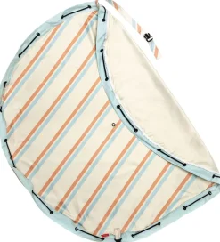 Play&Go Legetøjstæppe - Outdoor - Ø140 cm - Stripes