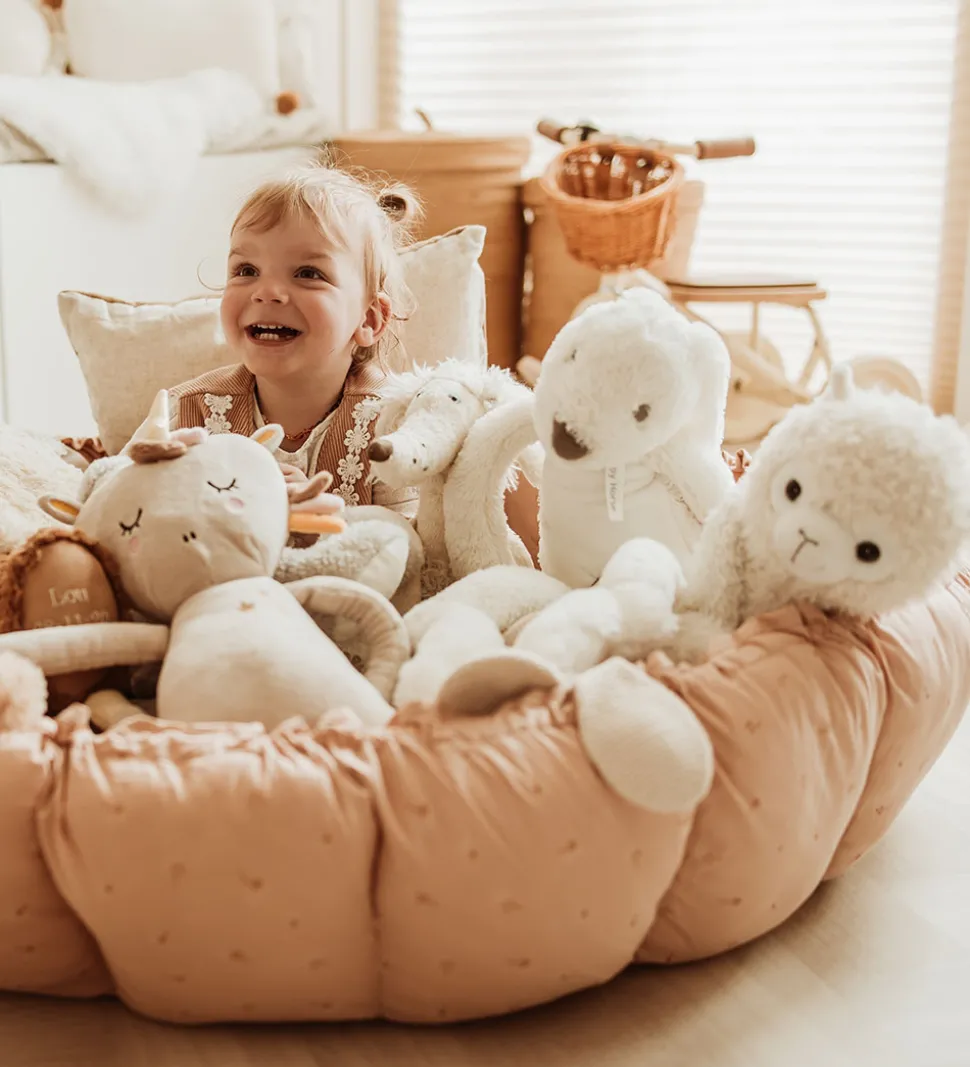 Play&Go Legetæppe - 3-i-1 - Ø130 cm - Bloom Fleuri