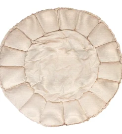 Play&Go Legetæppe - 3-i-1 - Ø130 cm - Bloom Stripes Blue