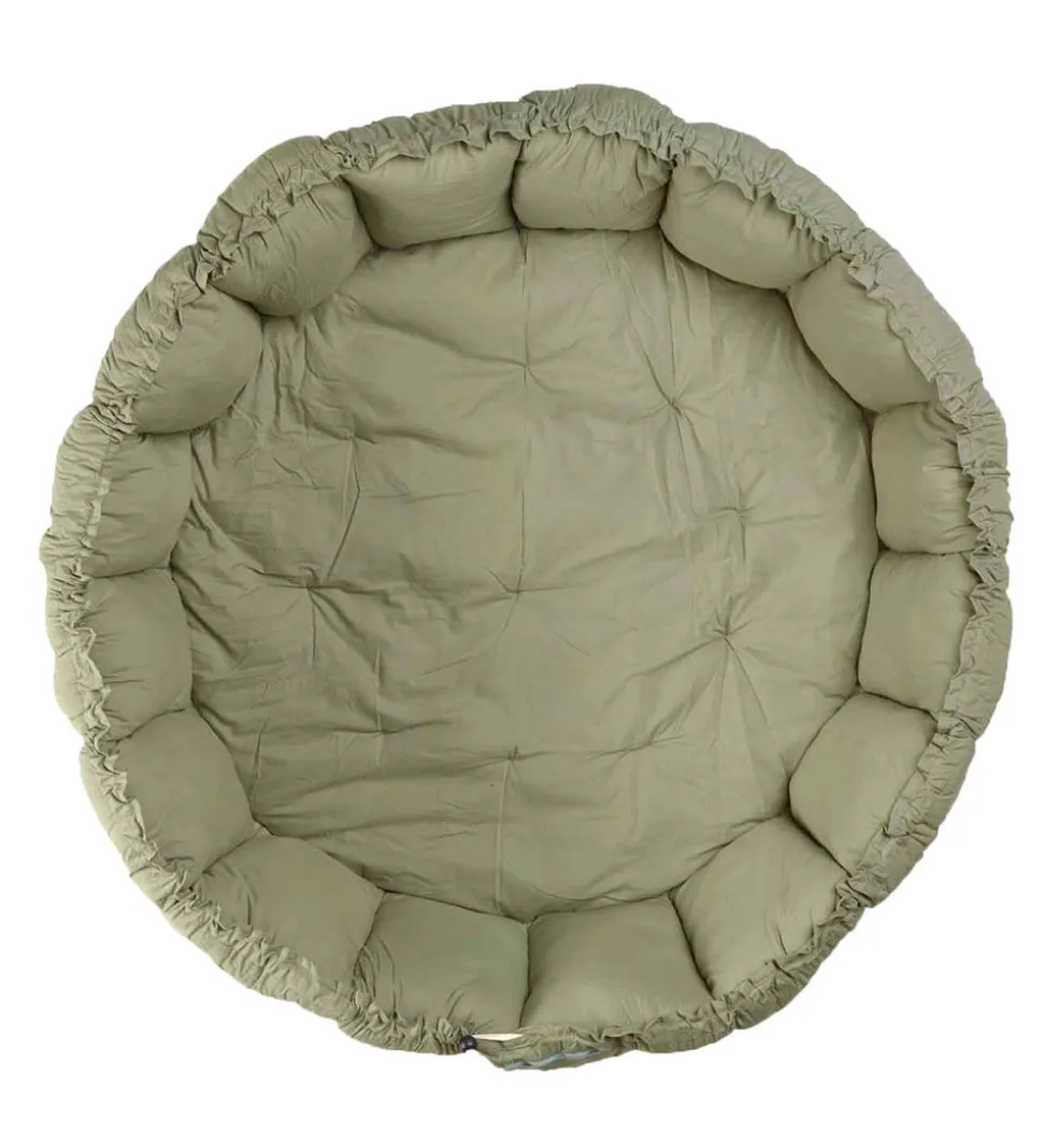 Play&Go Legetæppe - 3-i-1 - Ø130 cm - Meadow Green