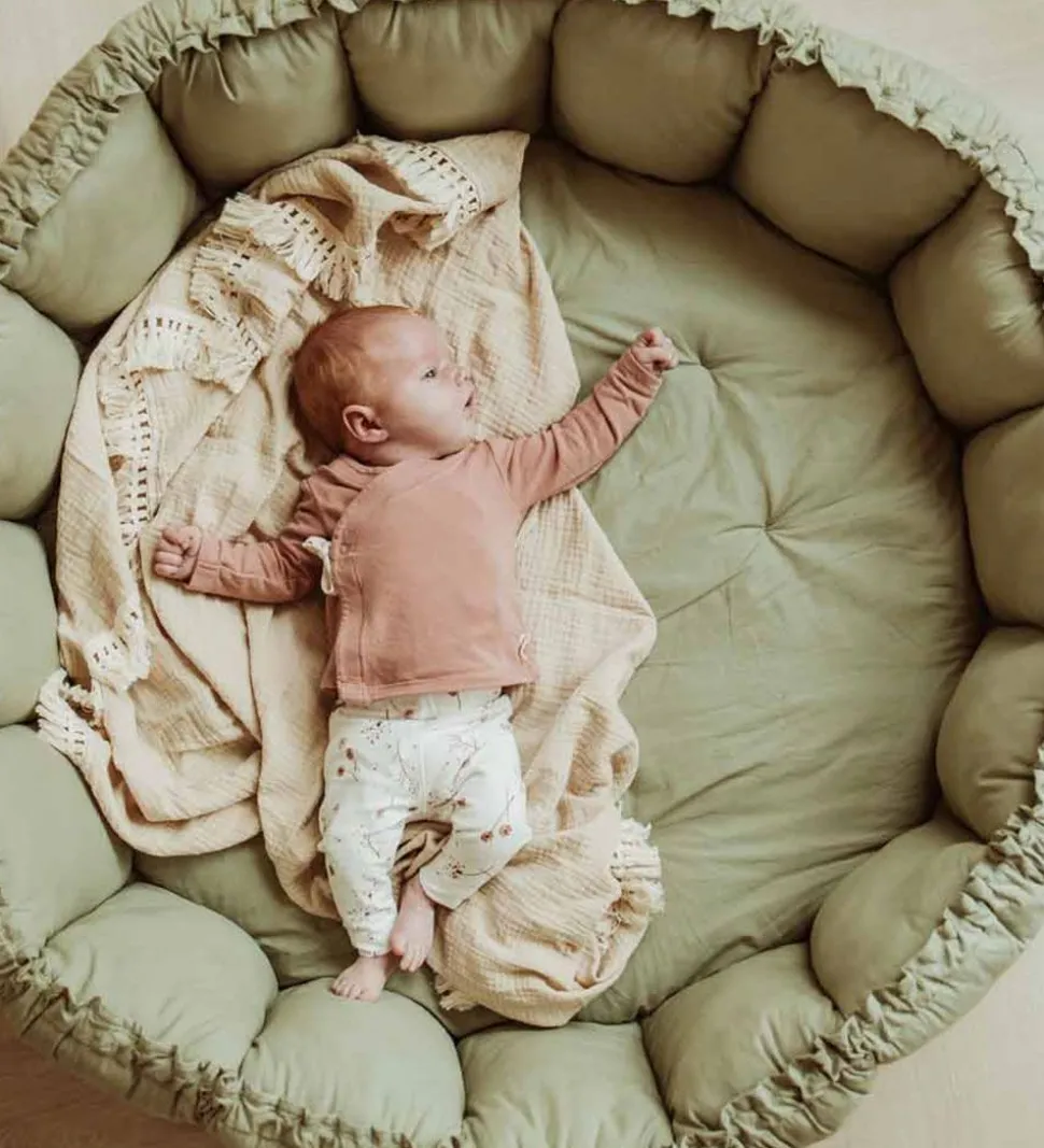 Play&Go Legetæppe - 3-i-1 - Ø130 cm - Meadow Green