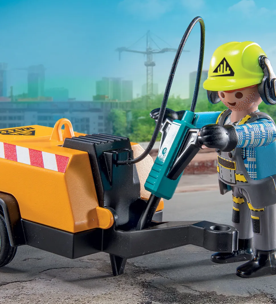 Playmobil Action Heroes - Byggearbejder - 71752 - 14 Dele