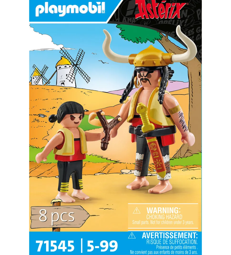 Playmobil Asterix - Huevos Y Bacon og Pepe - 71545 - 8 Dele