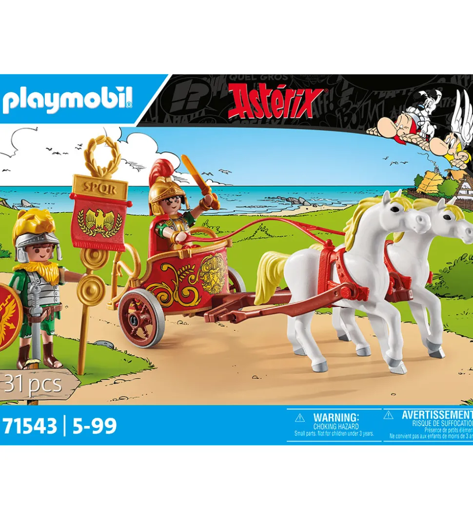 Playmobil Asterix - Romersk Stridsvogn - 71543 - 31 Dele