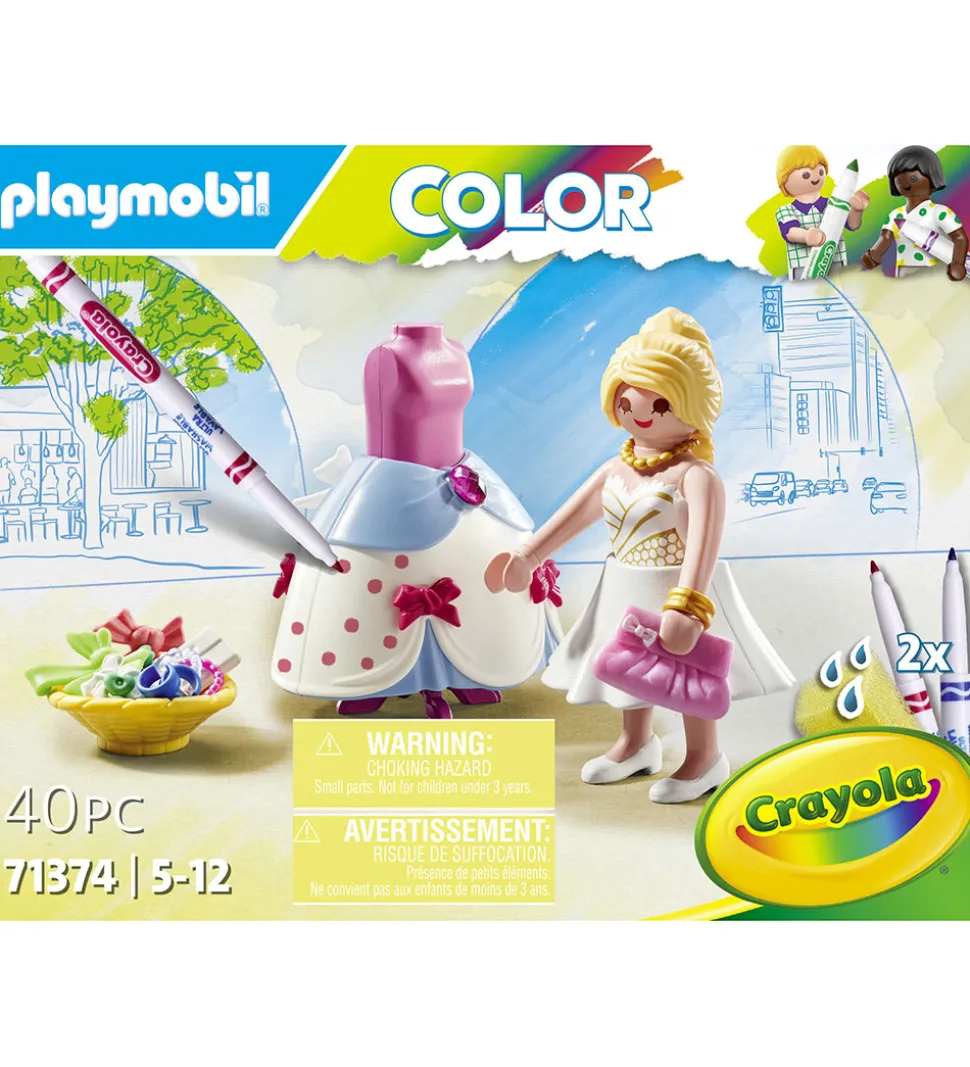 Playmobil Color - Modekjole - 71374 - 40 Dele