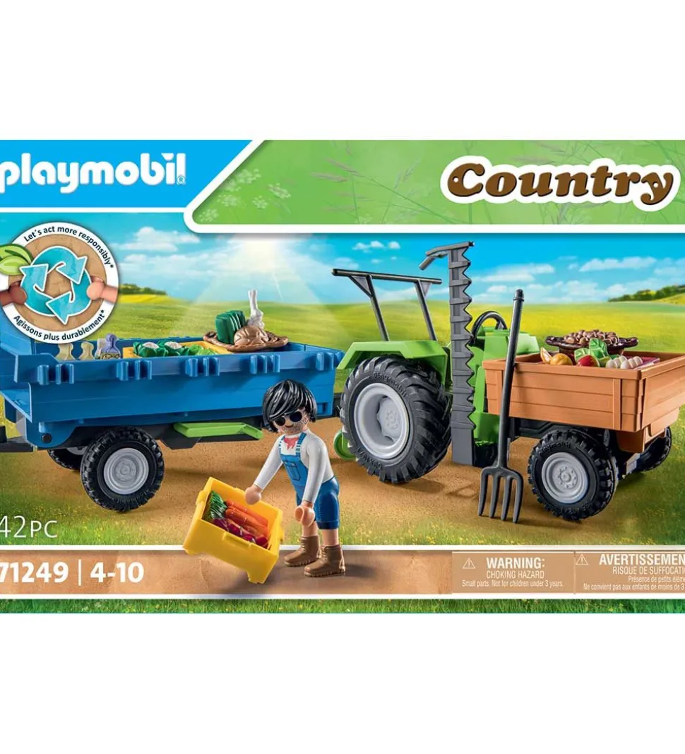 Playmobil Country - Traktor m. Trailer - 71249 - 42 Dele