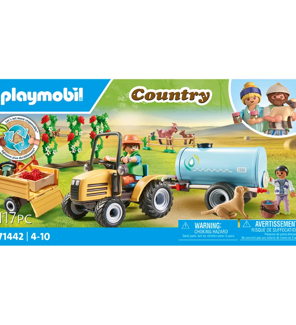 Playmobil Country - Traktor med Anhænger o... - 71442 - 117 Dele
