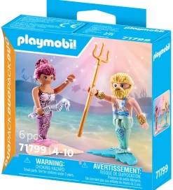 Playmobil DuoPack - Havfrue Og Triton - 71799 - 6 Dele