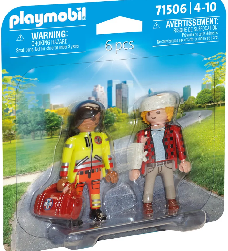 Playmobil DuoPack - Paramediciner med Patient - 71506 - 6 Dele