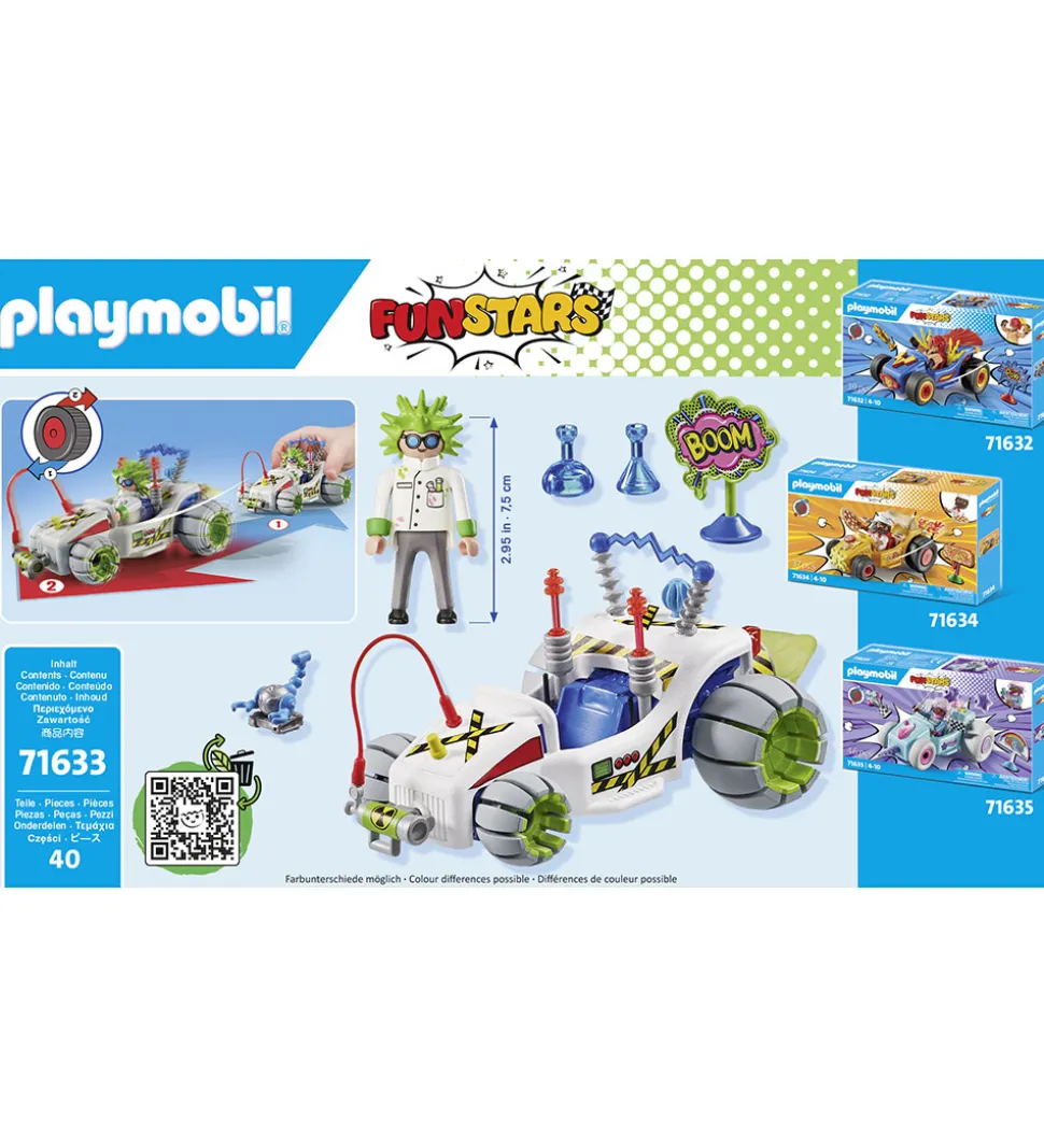 Playmobil Funstars - Racing Professor - 71633 - 40 Dele
