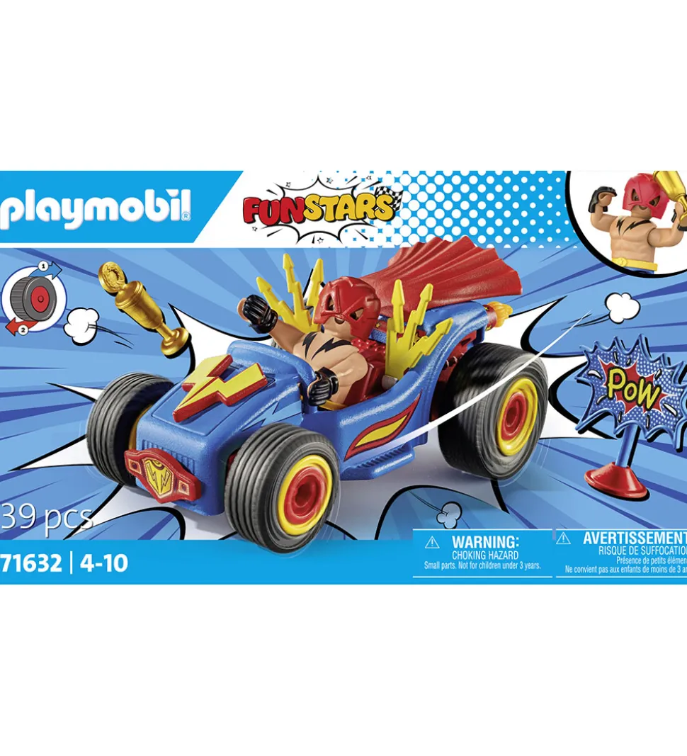 Playmobil Funstars - Racing Wrestler - 71632 - 39 Dele