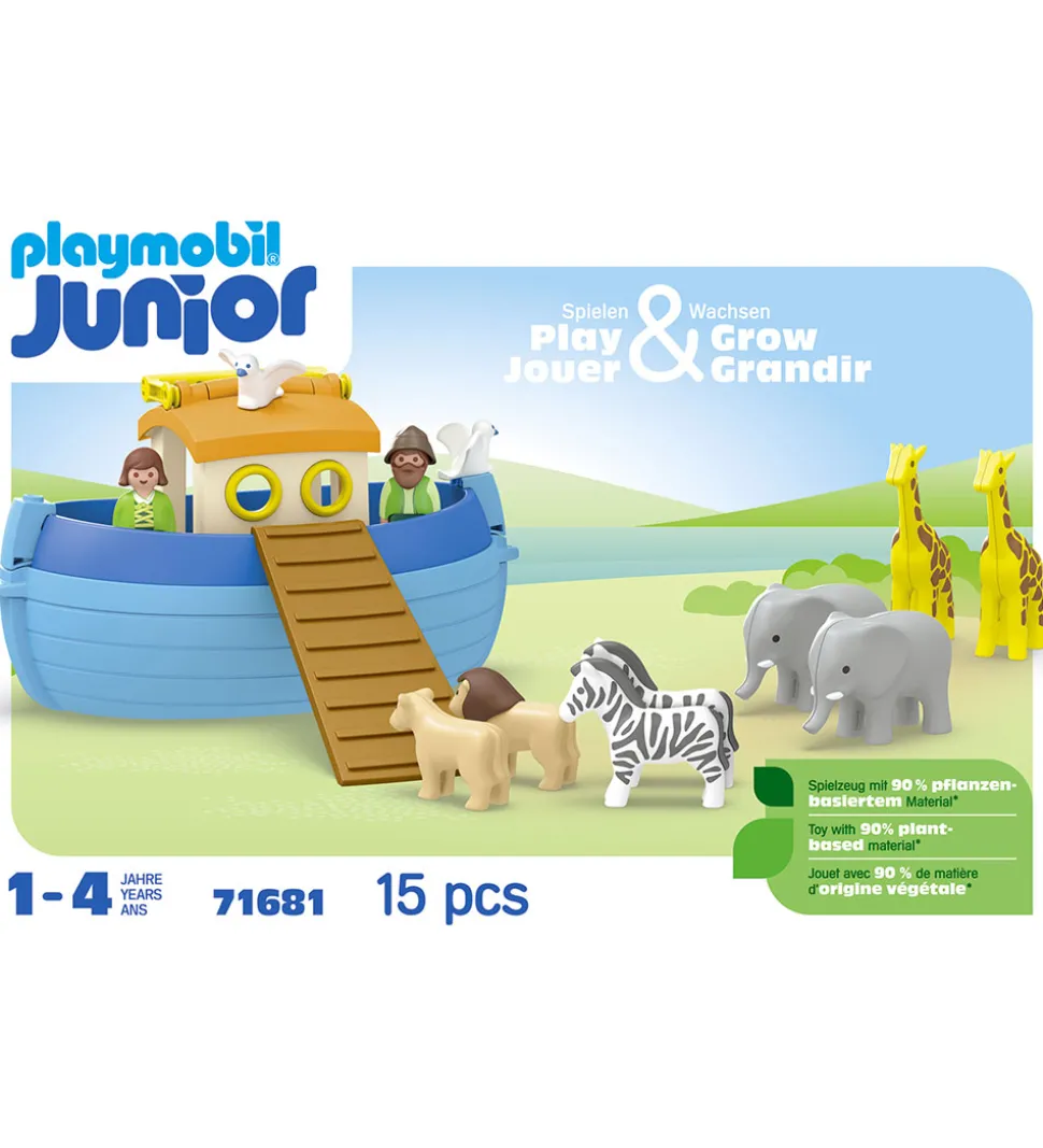 Playmobil Junior - My Take Along Noah's Ark - 71681 - 15 Dele
