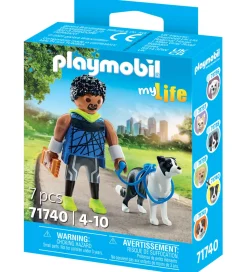 Playmobil MyLife - Jogger med Border Collie - 71740 - 7 Dele