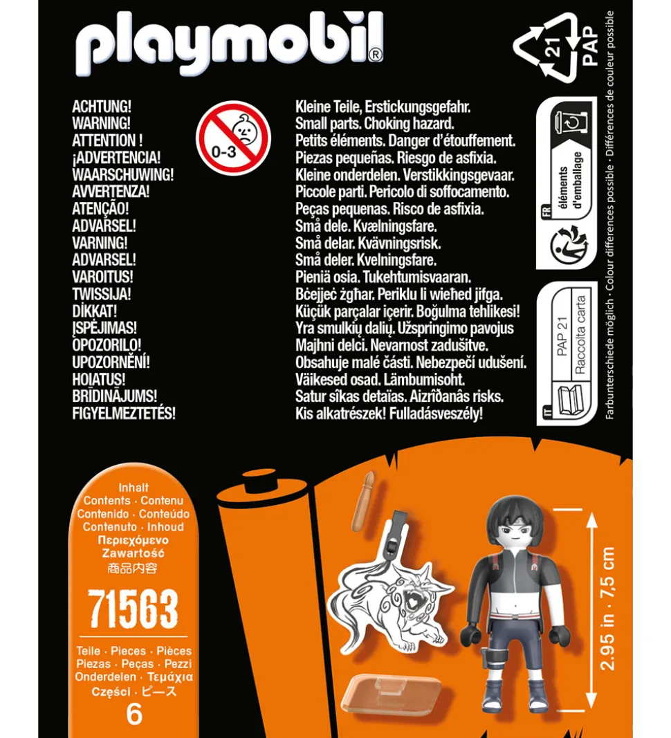 Playmobil Naruto - Sai - 71563 - 6 Dele