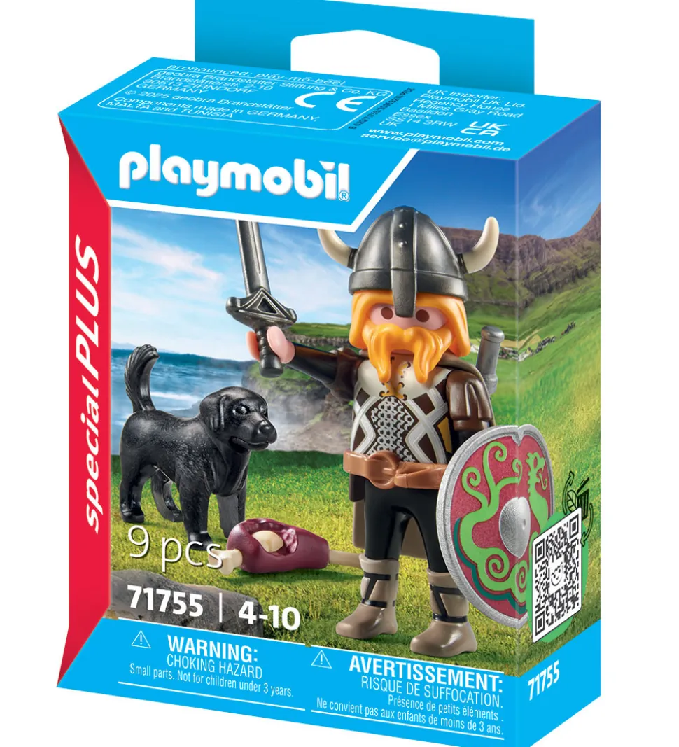 Playmobil SpecialPlus - Viking m. Vagthund - 71755 - 9 Dele