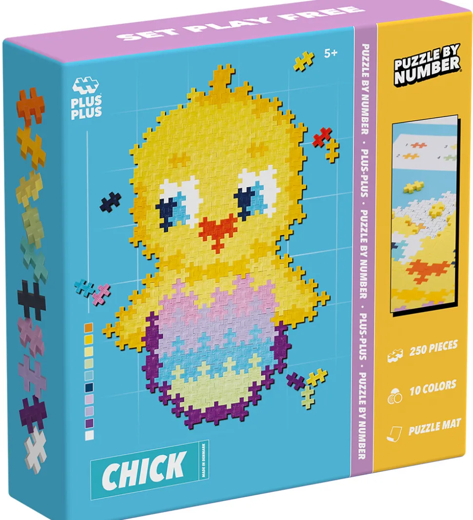 Plus-Plus Puzzle By Number - 250 stk. - Chick